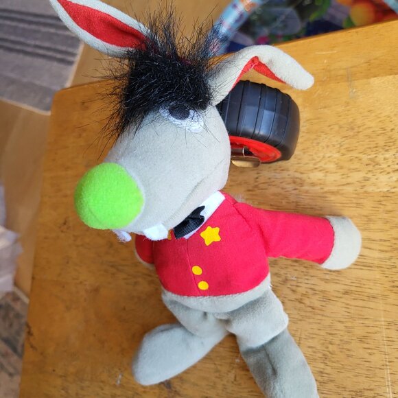 Sesame Street Benny Rabbit Bean Bag 9" Plush Toy Tyco 1997 VTG GUC SEE PICTURES - Picture 2 of 6